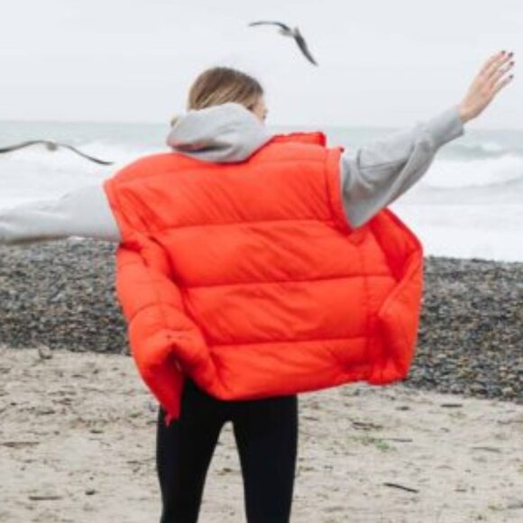 Free People In a Bubble Puffer Vest - Picture 3 of 8